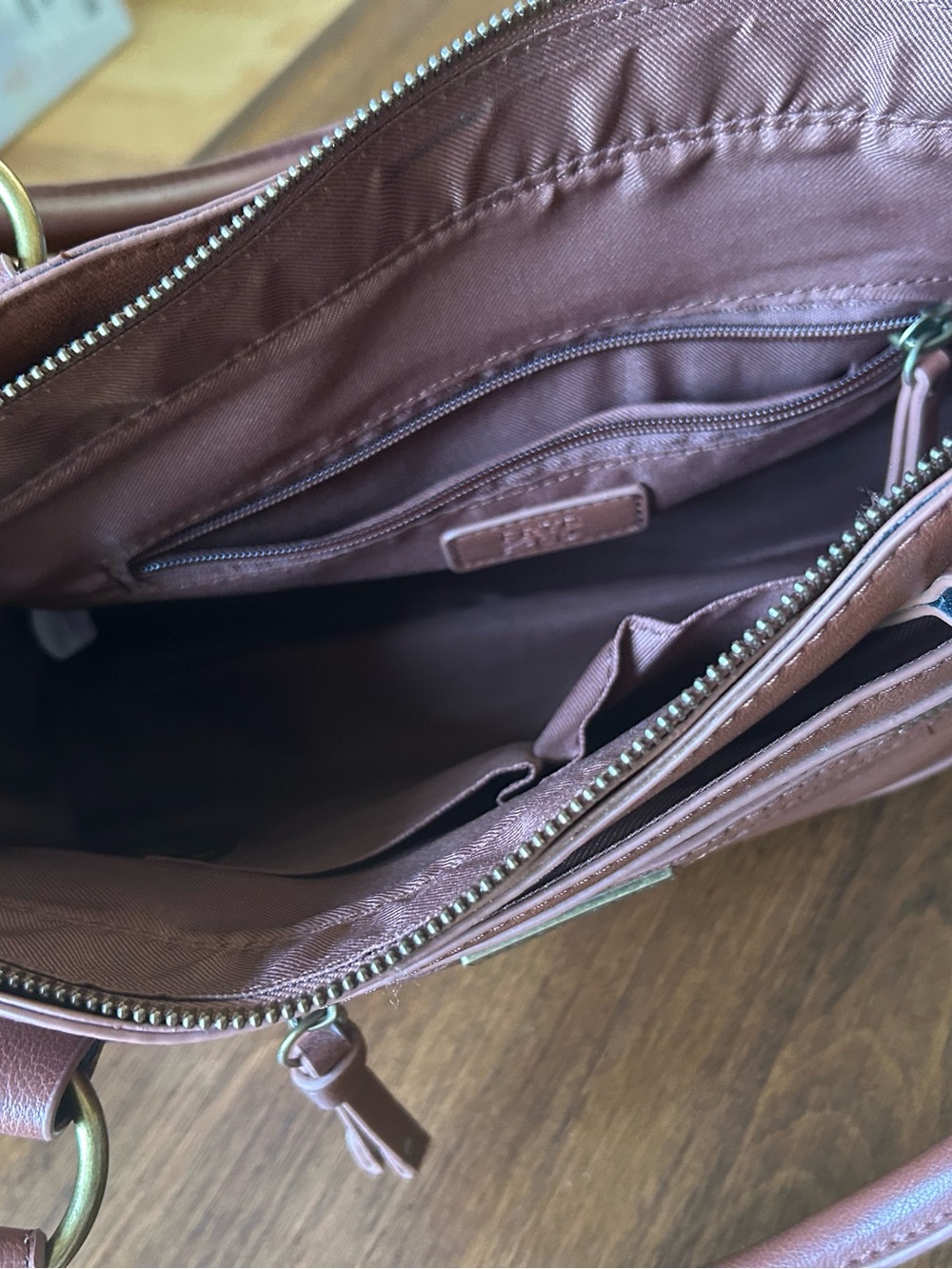 Frye and Co. Core Satchel Bag Cognac Brown Great Condition - Picture 5 of 11